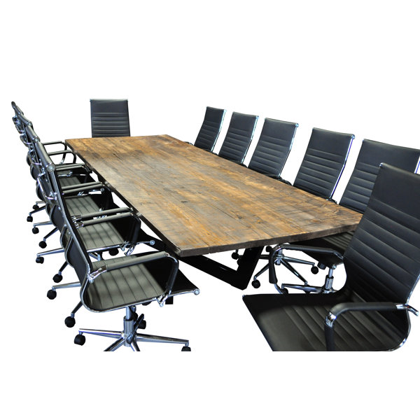 Conference table discount and chairs set